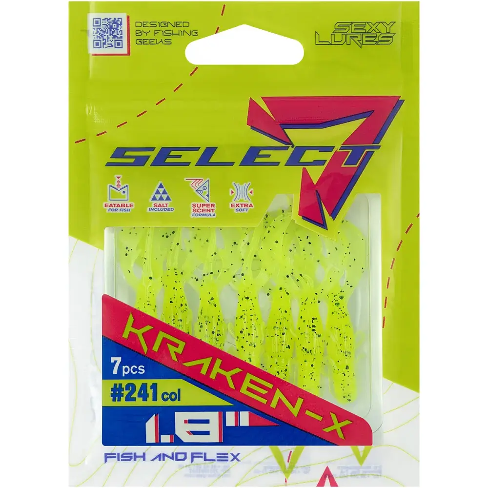 Силікон Select Kraken-X SE 1.8" 241 (7 шт/уп) - фото 2