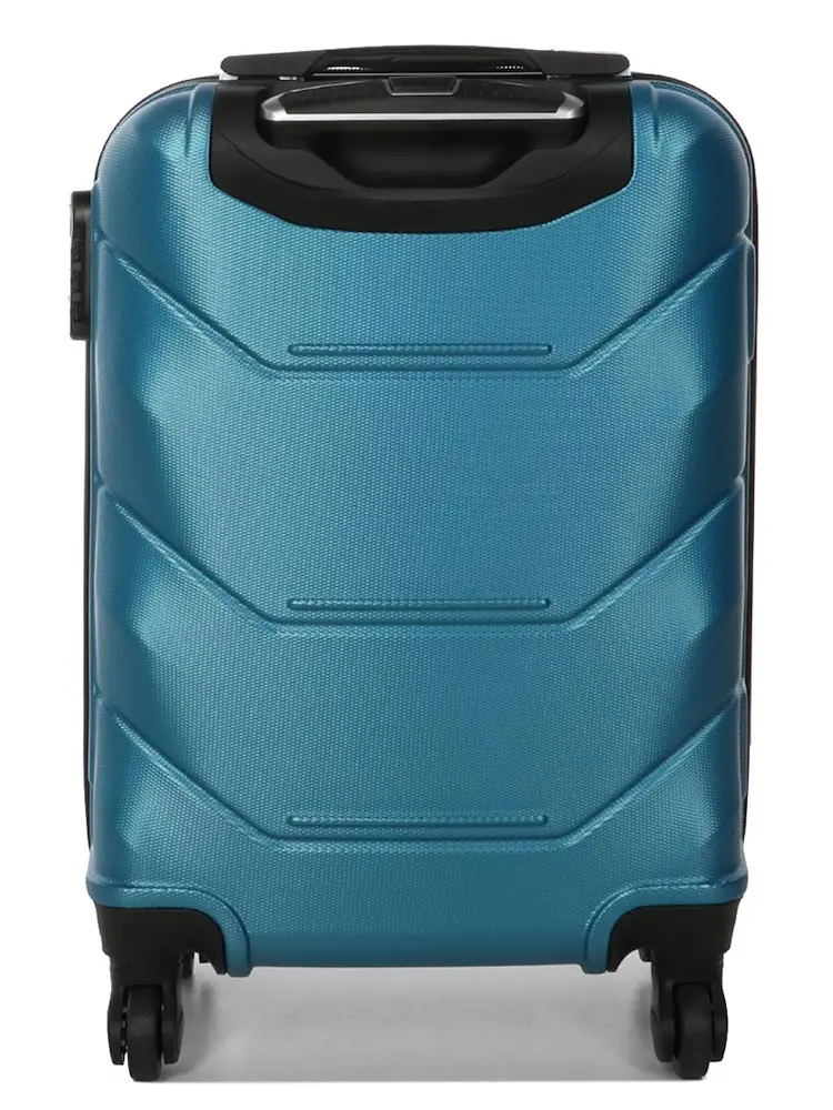 Валіза маленька під ручну поклажу S Madisson Snowball 32303 пластикова 40л Бірюзова - фото 3