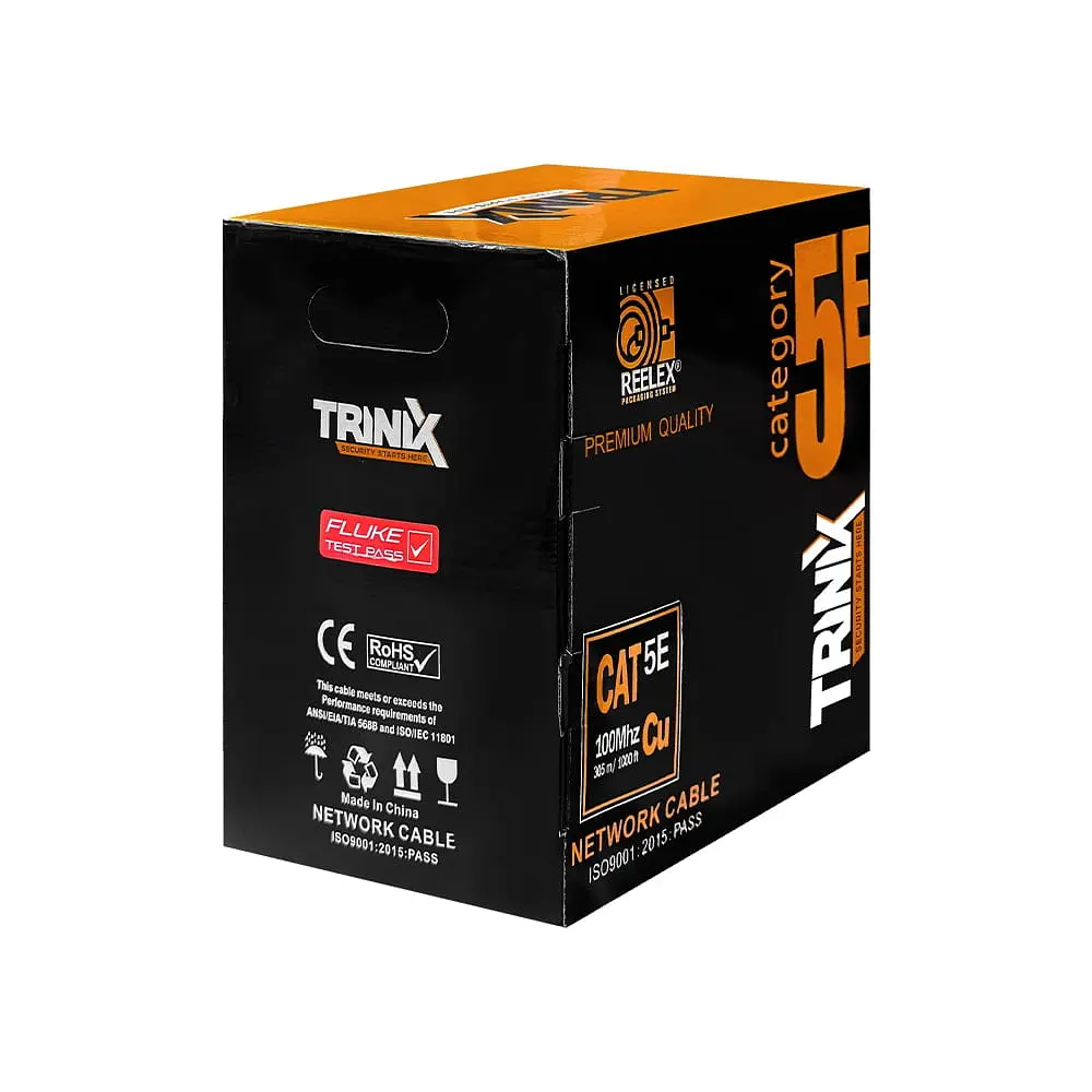 Кабель вита пара FTP CAT5E CU 0.51mm PVC Indoor Trinix 305m (33-00042) - фото 2