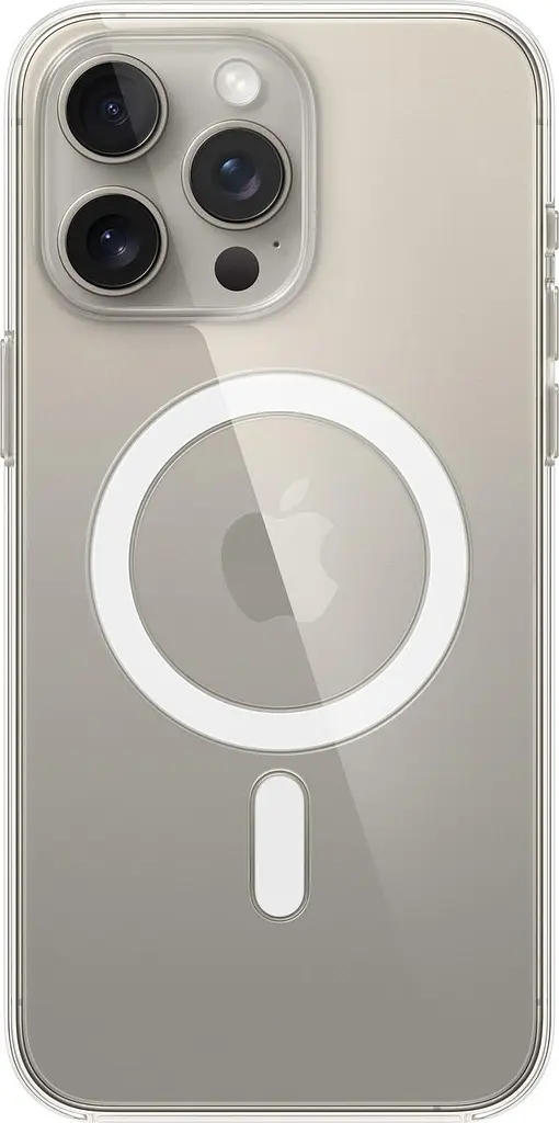 Оригінальний прозорий чохол для iPhone 15 Pro Max Apple Clear Case with MagSafe (MT233ZM/A) протиударний - фото 9