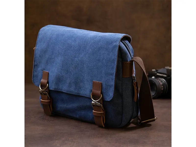 Чоловіча сумка листоноша Vintage 27,3х21,7х10 см sum0014979 - фото 6