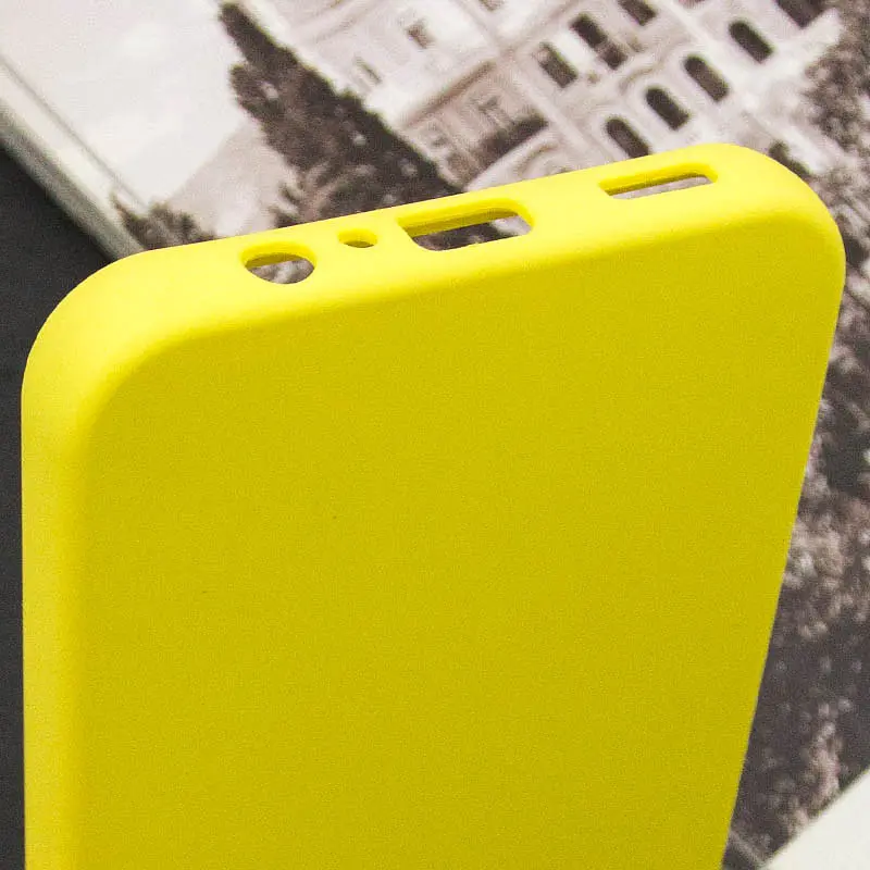Чохол Silicone Cover Lakshmi Full Camera (AAA) для Samsung Galaxy A14 4G/5G Жовтий / Yellow - фото 7