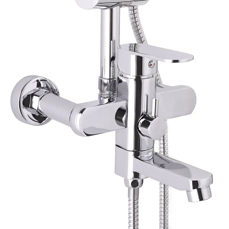Душова система Zerix WOG-A153 ZX2931, Хром - фото 3