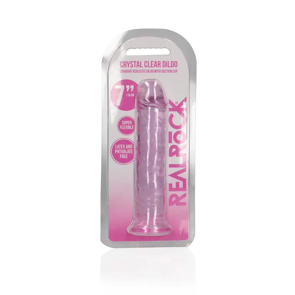Фалоімітатор - Realrock Dildo 7'' Pink