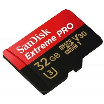 Карта пам'яті SanDisk 32GB microSD class 10 V30 A1 UHS-I U3 4K Extreme Pro (SDSQXCG-032G-GN6MA) - фото 3