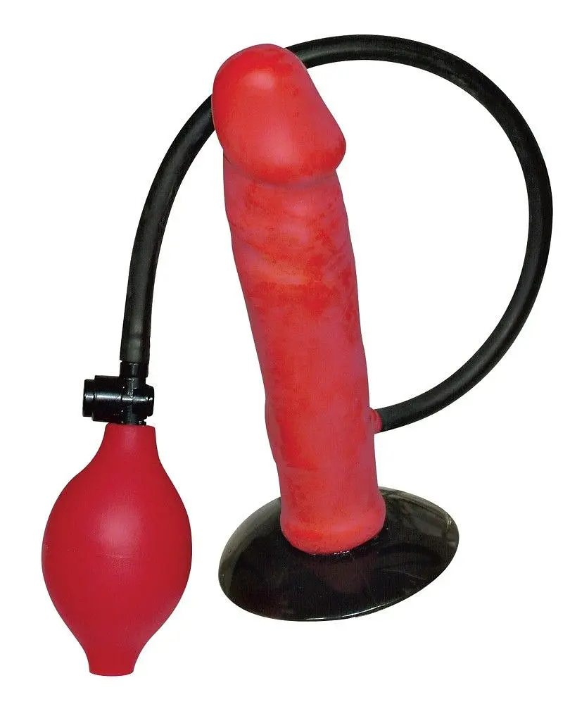 Надувний фаломіметатор You2Toys Red Balloon з вібрацією, 16,5 см (червоний) - фото 4