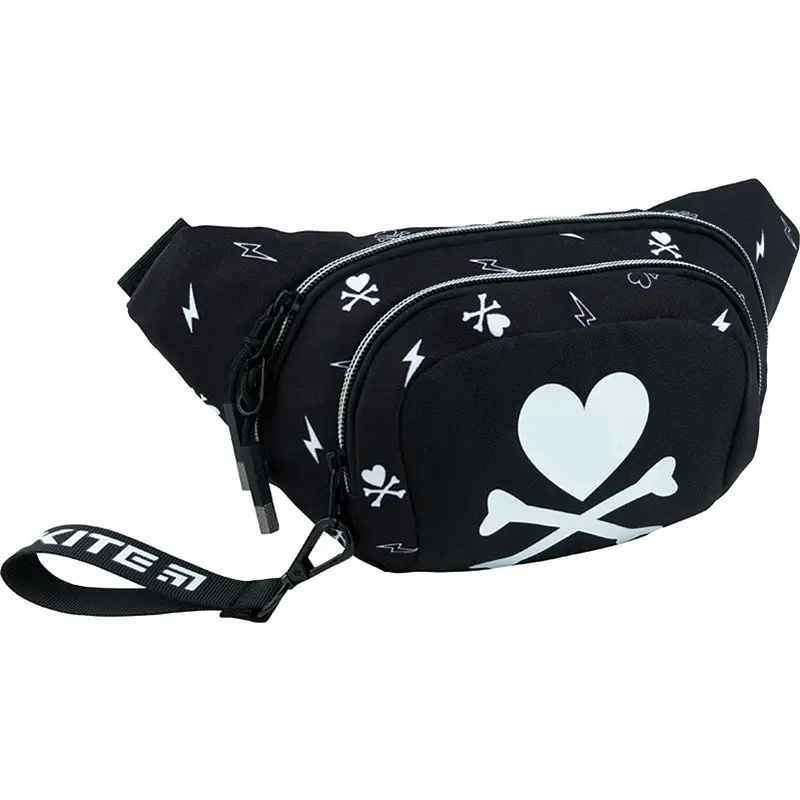 Сумка-бананка Kite Education teens 1007 TK чорна (TK22-1007) - фото 2