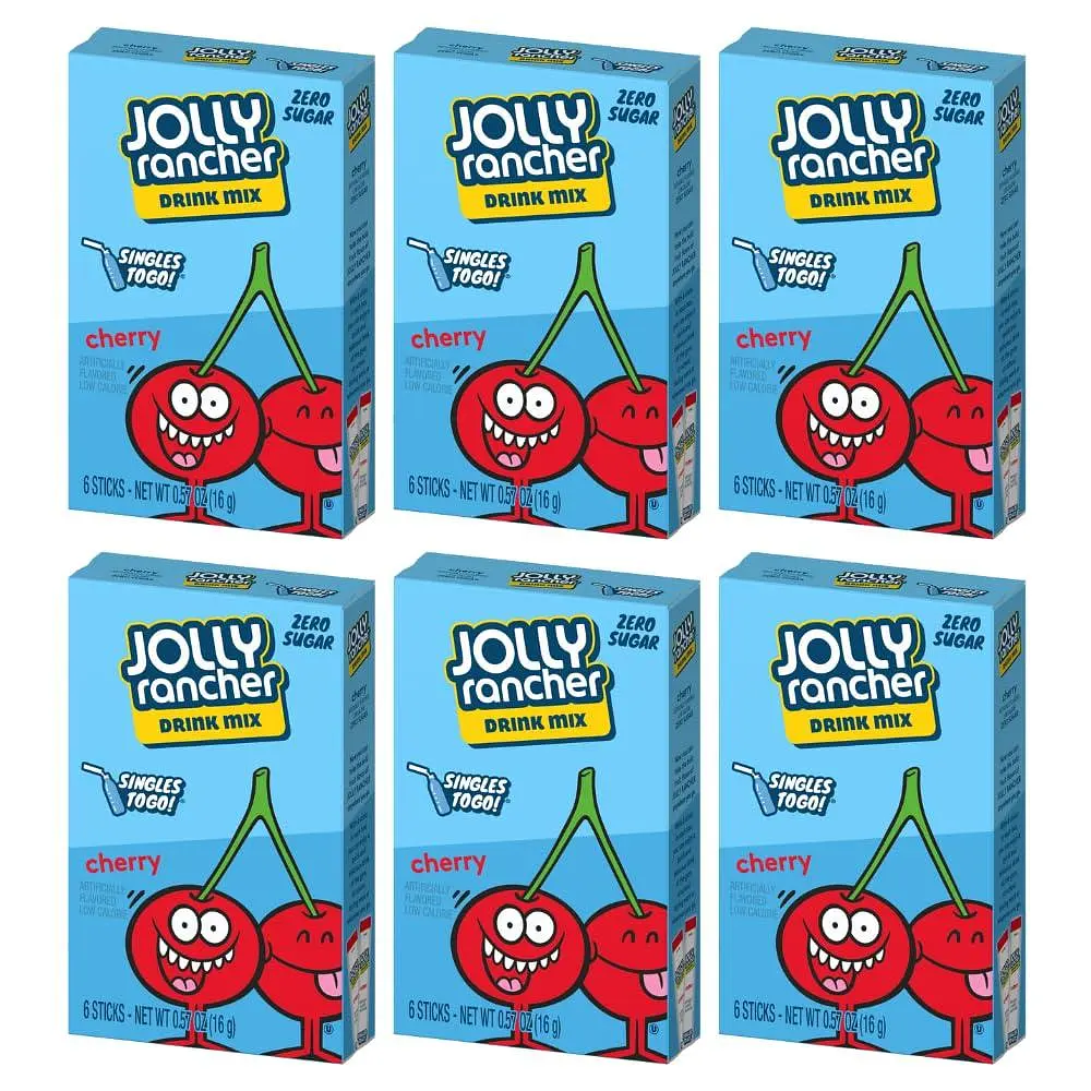 Порошковий напій Jolly Rancher Water Drink Mix Cherry 16 г - фото 7