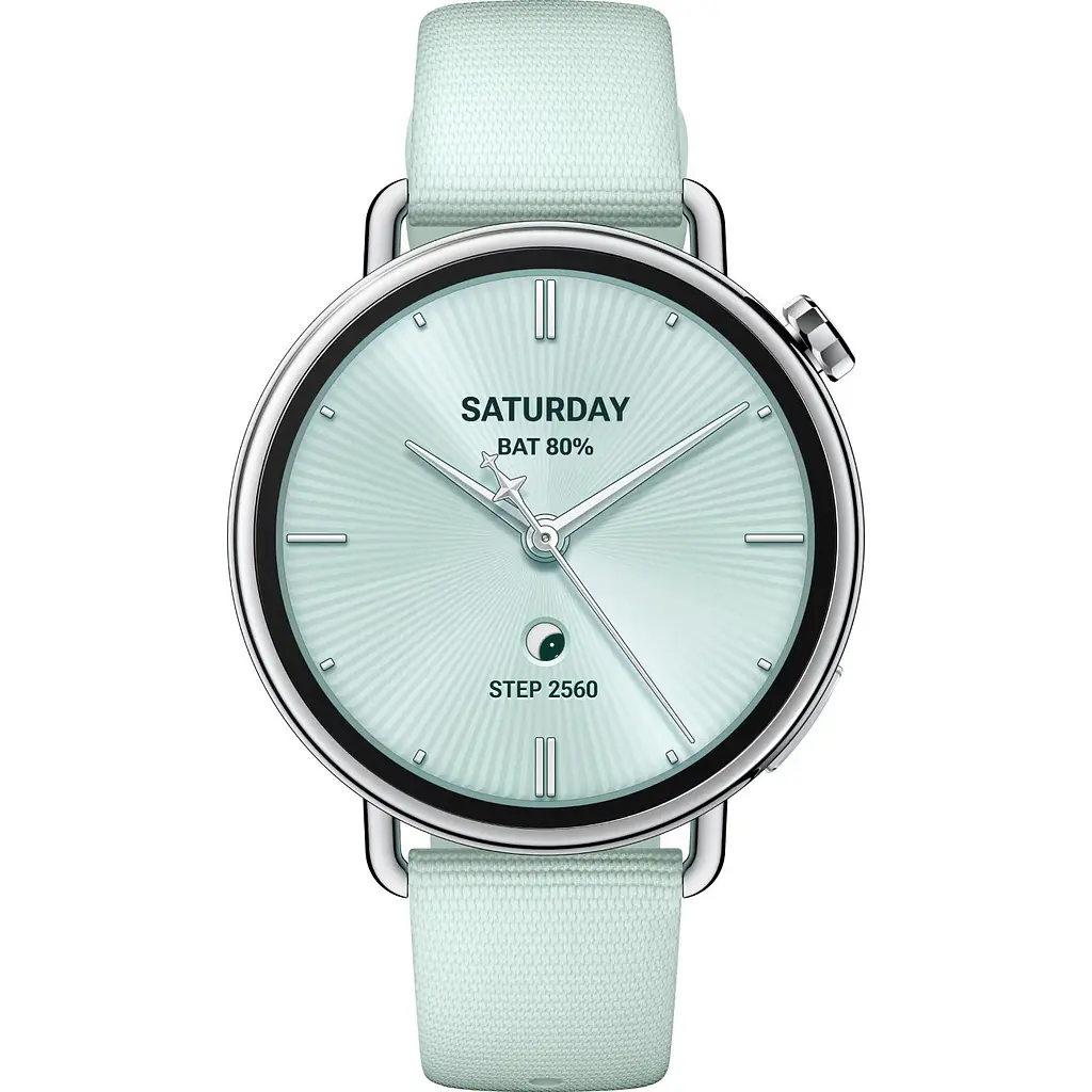 Смарт-годинник Xiaomi Watch S4 41mm Fluororubber Strap Mint Green (BHR080CGL) [148157] - фото 2