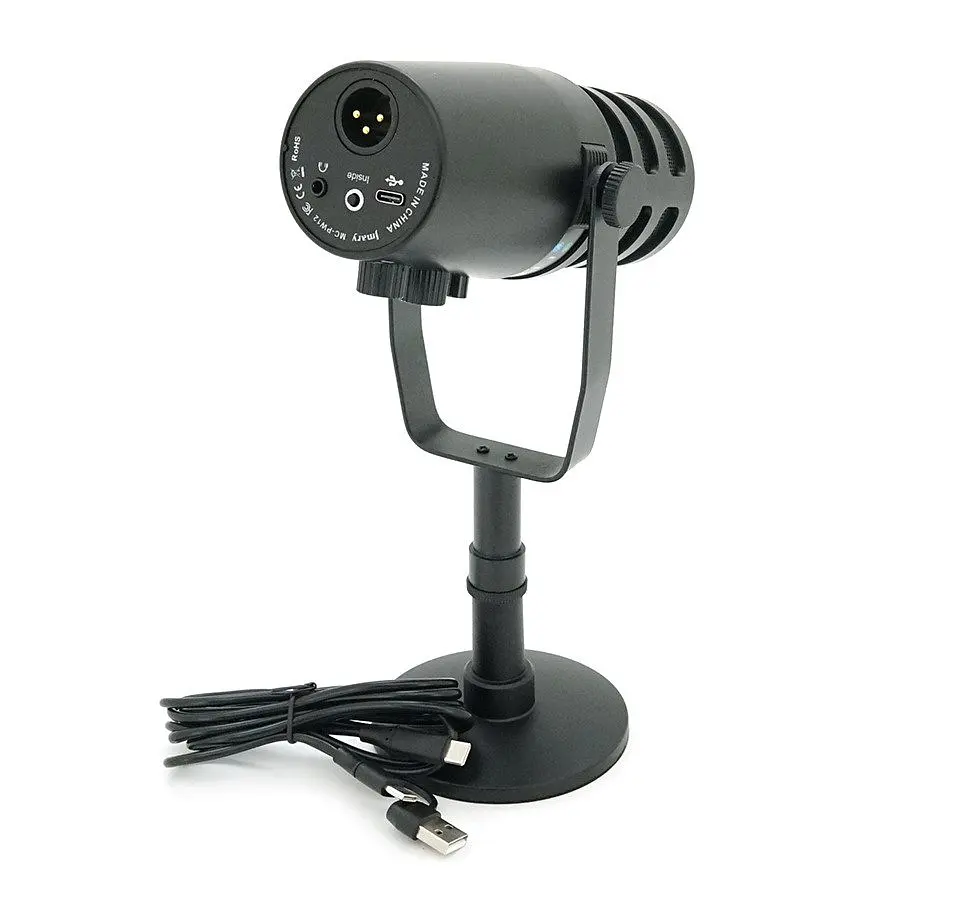 Професійний студійний конденсаторний мікрофон Jmary MCPW12 USB Black - фото 2