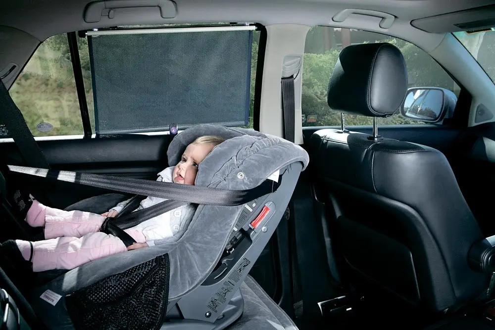 Сонцезахисна шторка DreamBaby Extra-Wide, сіра, 2 шт. (F258) - фото 3