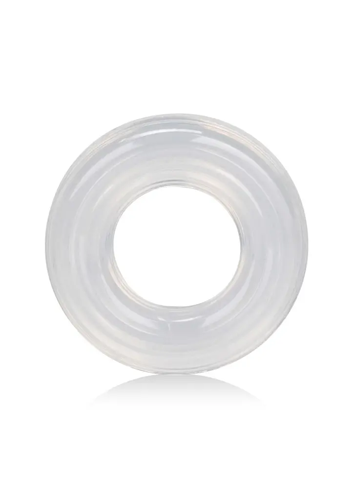 Ерекційне кільце CalExotics Premium Silicone Ring Large прозоре - фото 3