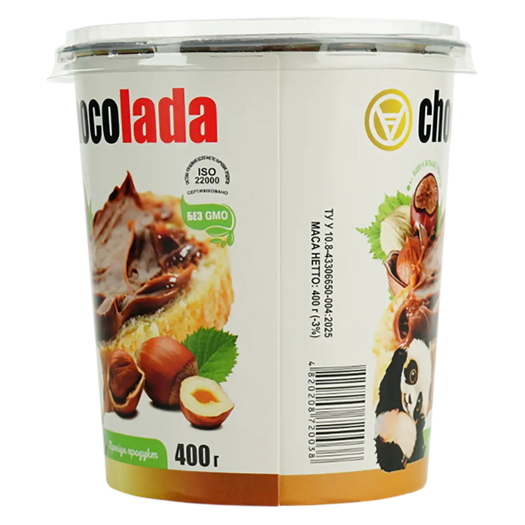 Десерт Chocolada с ароматом сливок Экстаза с орехами 400 г - фото 2