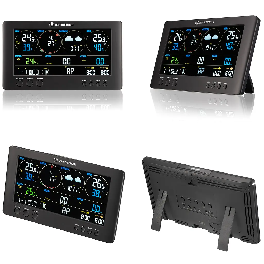 Метеостанція Bresser WIFI ClearView Weather Center 7-in-1 Sensor (7002586) - фото 2