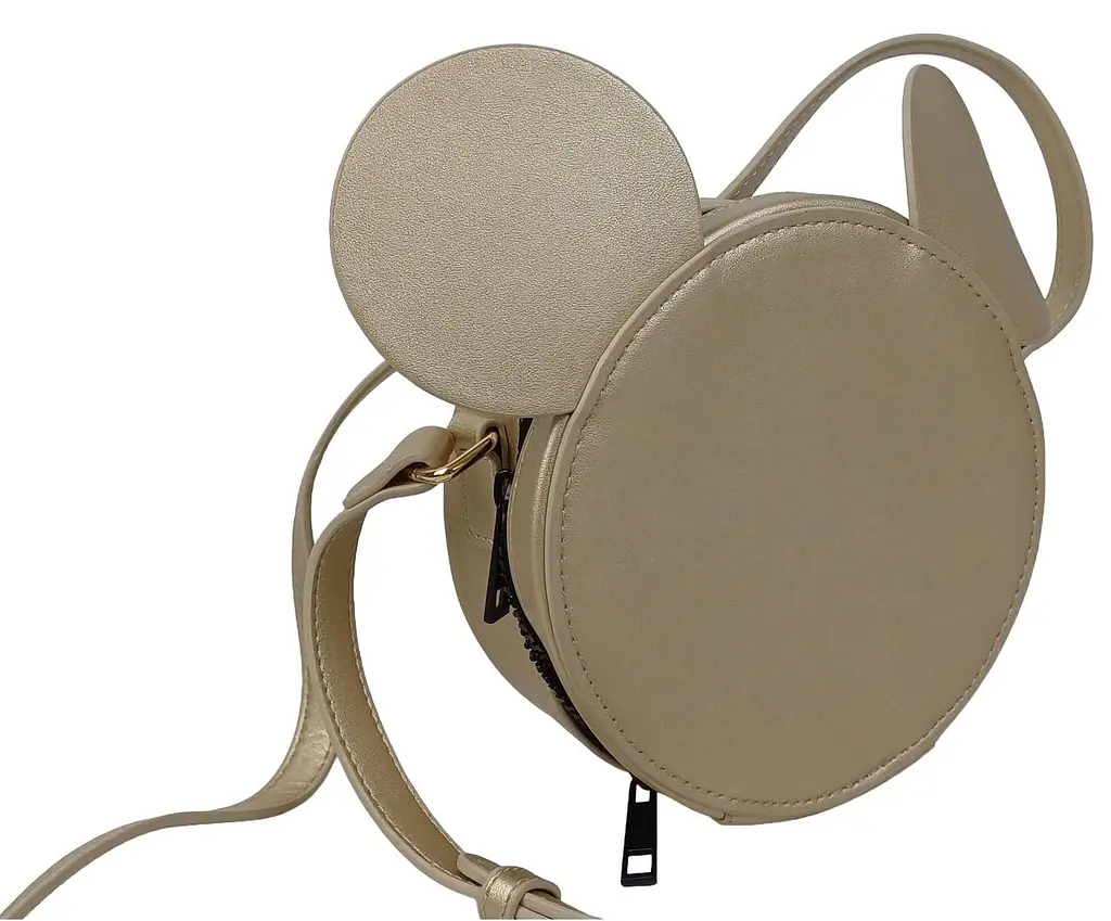 Сумка дитяча C&A Mickey Mouse з екошкіри для дівчинки 17х17 см Золотистий - фото 6
