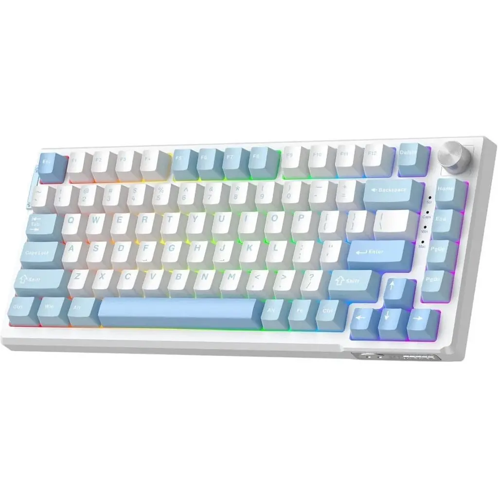 Клавіатура MageGee SKY 81 RGB Pink Bear Switch Ice Sea Blue (6971969728844-UA) [164303] - фото 3