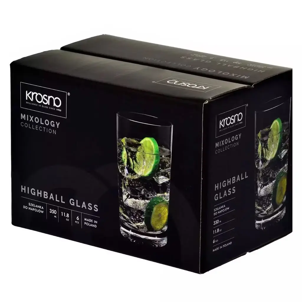 Набір високих склянок Krosno Mixology скло 350 мл 6 шт. (904962) - фото 3