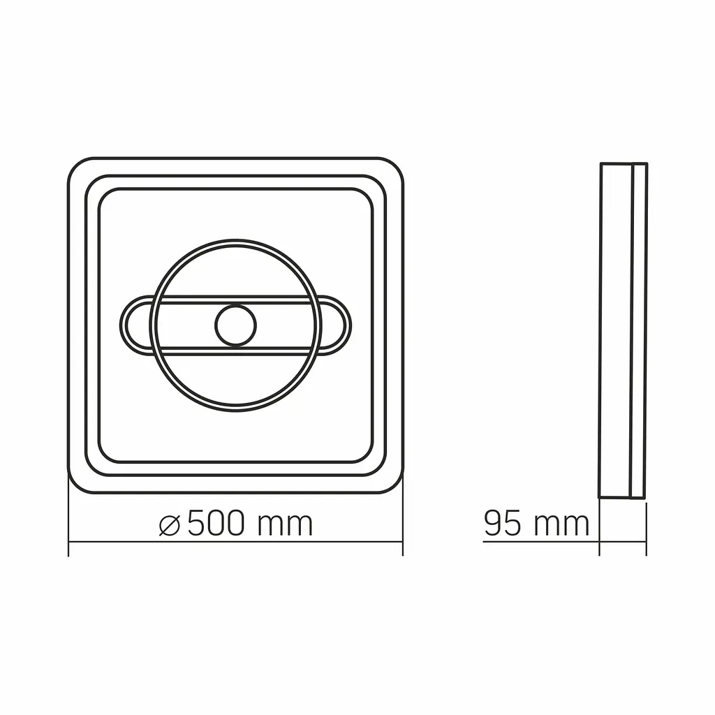 LED светильник функциональный Videx Decora 56W (VL-CLD-995-CF) - фото 3