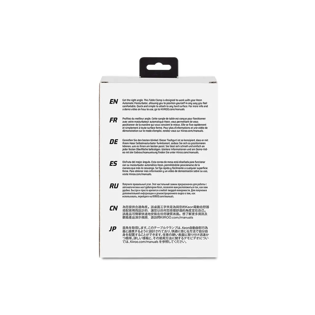 Кріплення на стіл для мастурбатора Kiiroo Keon Table Clamp регулюється кут нахилу - фото 9