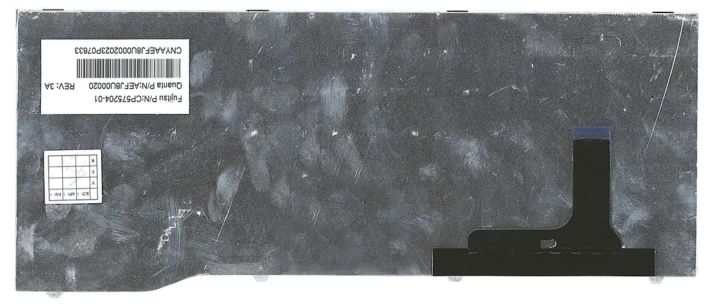 Клавіатура для ноутбука Fujitsu LifeBook (LH532, LH522) Black, (Black Frame) - фото 2
