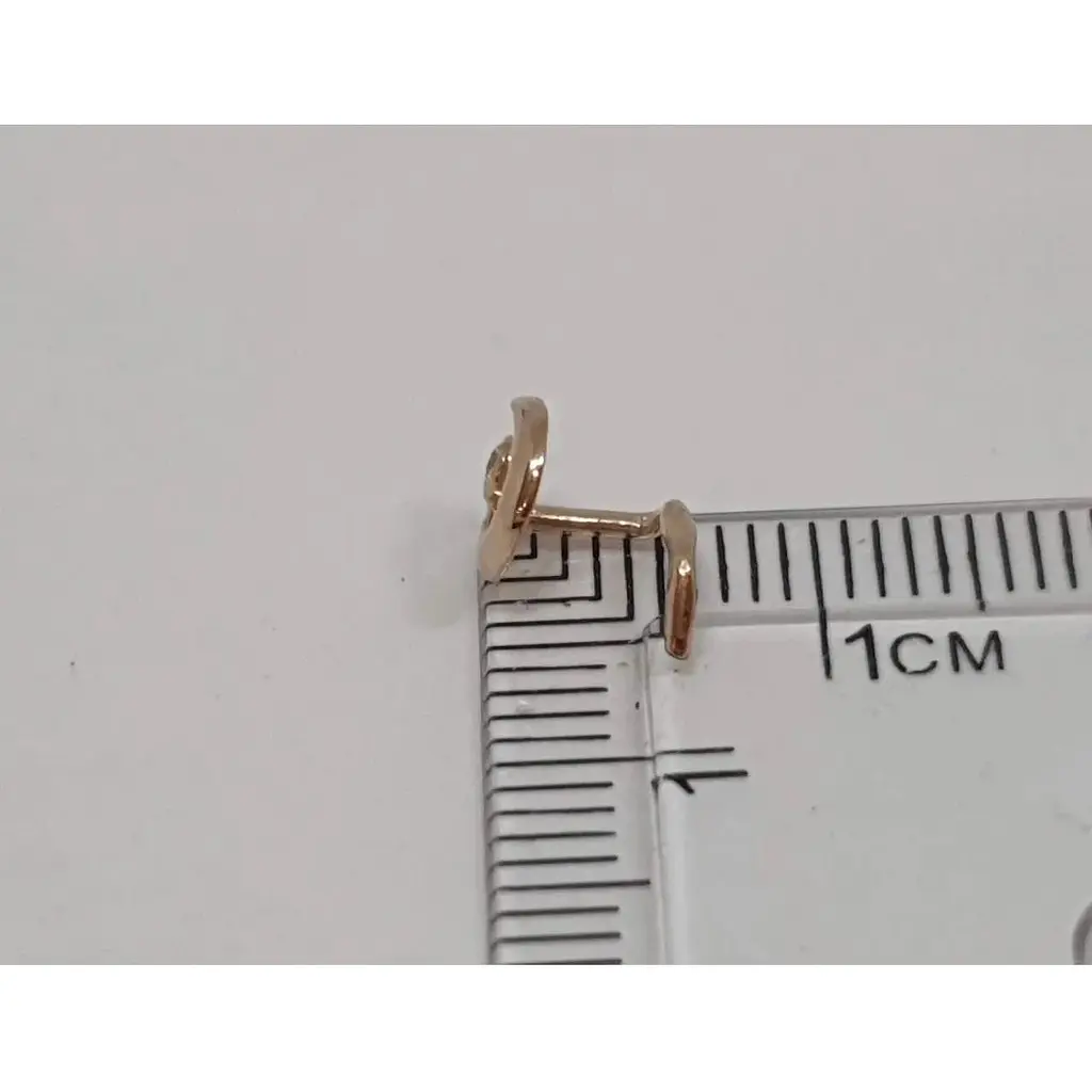 Золота сережка-пірсинг Dear в ніс Dear. 1051.1 - фото 5