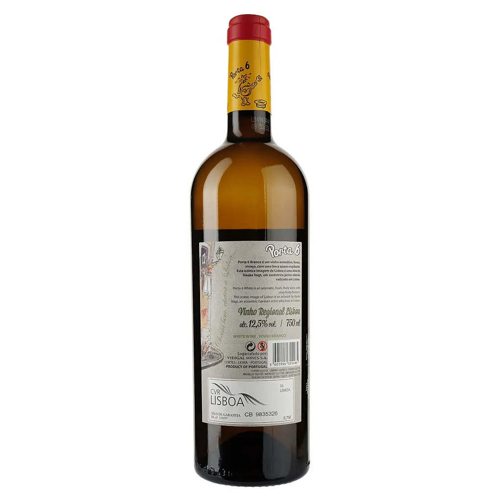 Вино Vidigal Wines Porta 6 Branco, белое, сухое, 12%, 0,75 л (790907) - фото 2