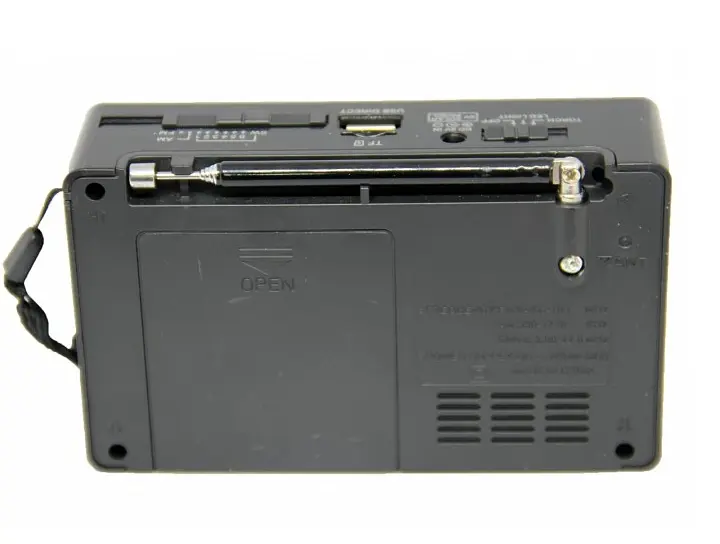 Цифровой FM радиоприемник Golon RX-8866 портативный черный - фото 4