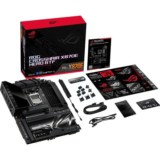 Материнська плата ASUS ROG CROSSHAIR X870E HERO BTF (ROG CROSSHAIR X870E HERO BTF) (Socket AM5, AMD X870E, ATX) - фото 8