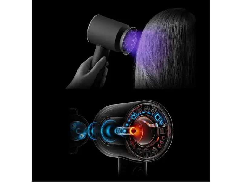 Фен Dyson Nural Hair Dryer HD16 Straight+Wavy Amber Silk (143644-01) - фото 8