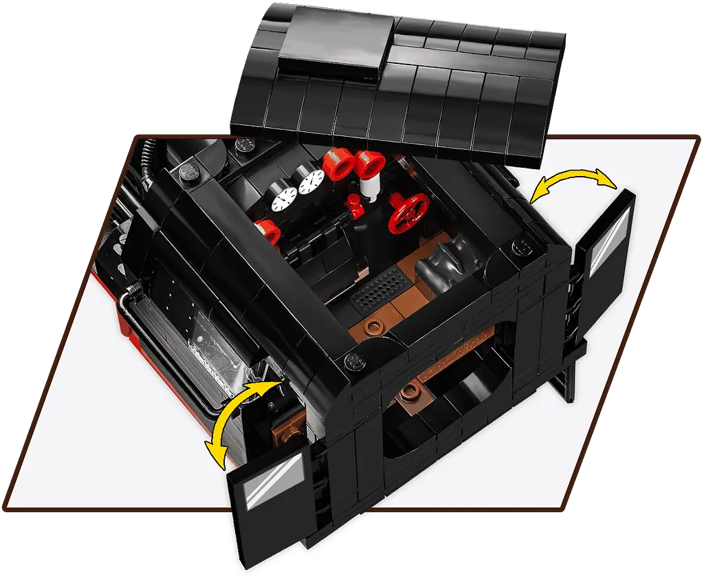 Конструктор Cobi Локомотив DR BR Class 52 масштаб 1:35, 1723 деталі (COBI-6283) - фото 9