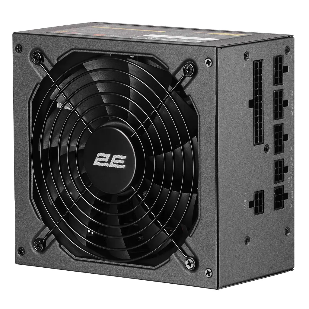 Блок живлення 2E Gaming Extra Power (800W), >90%, 80+ Gold, 140мм, 1xMB 24pin(20+4), 2xCPU 8pin(4+4), 3xMolex, 6xSATA, 4xPCIe 8pin(6+2), Modular - фото 4