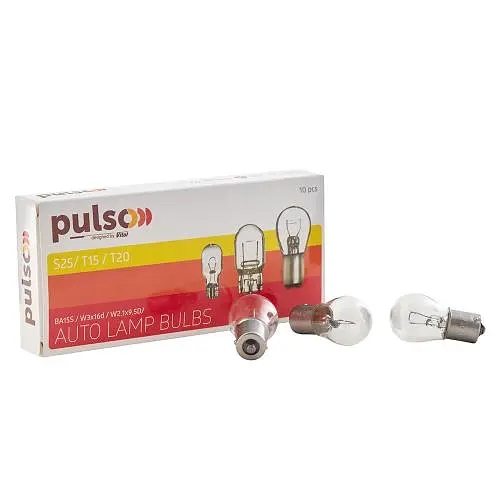 Лампа PULSO/габаритна S25/BA15s/P21Вт 12В 21Вт clear/1 конт