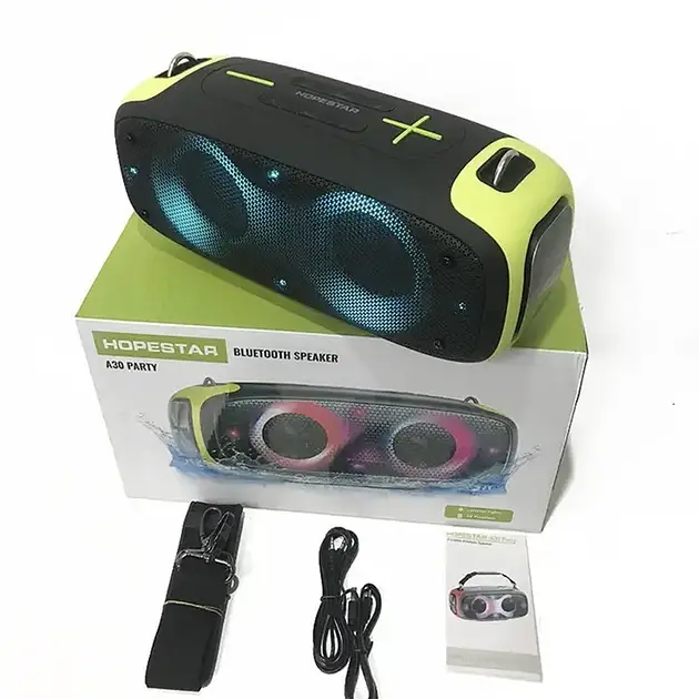 Портативна бездротова колонка Bluetooth Hopestar A30 Party | BT5.0, 70W, TWS, AUX/TF/USB, 7h - фото 5
