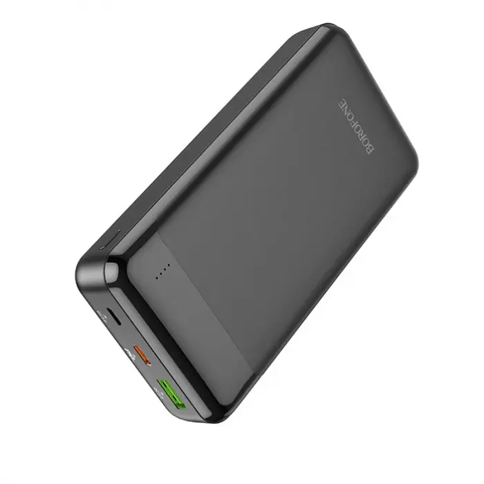 Павербанк на кілька входів зовнішній чорний акумулятор Power bank Borofone BJ19A PD20W+QC3.0 20000mAh - фото 3