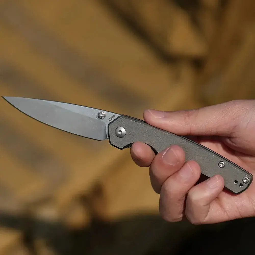 Ніж CJRB Kain, AR-RPM9, Aluminum ц:gray - фото 4