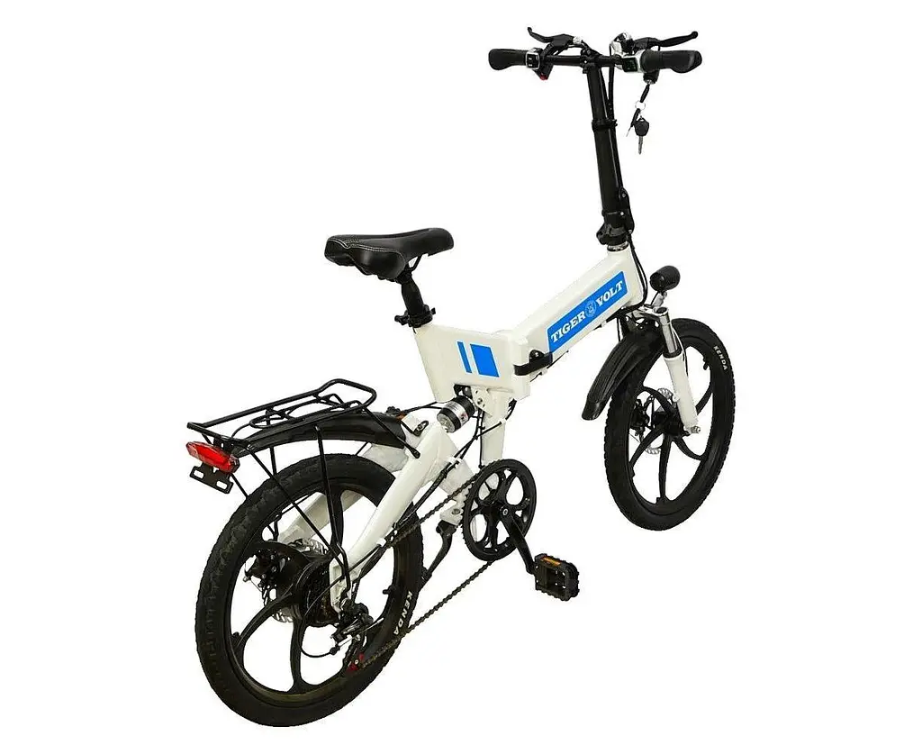 Електровелосипед ZM TigerVolt 20 з колесами 20" білий - фото 2
