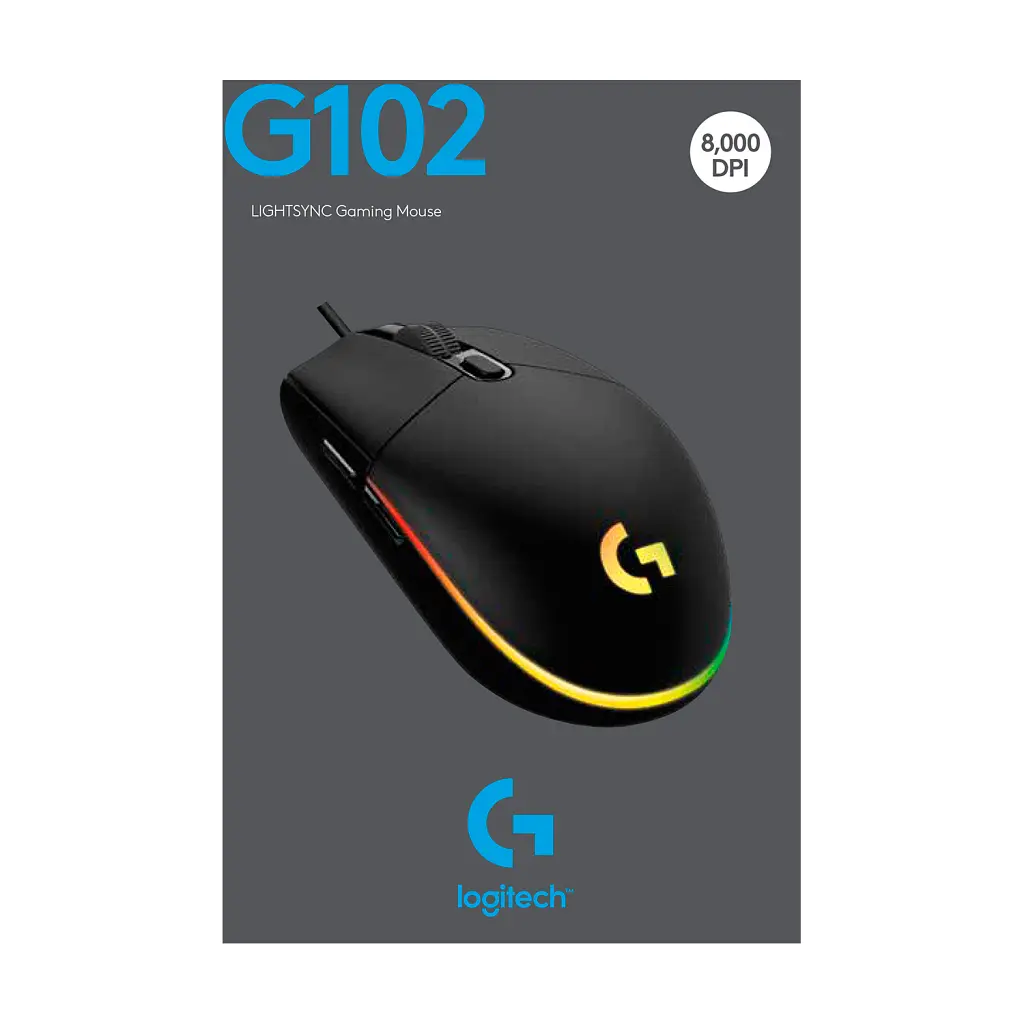 Мишка Logitech G102 Lightsync Black (910-005823) - фото 2