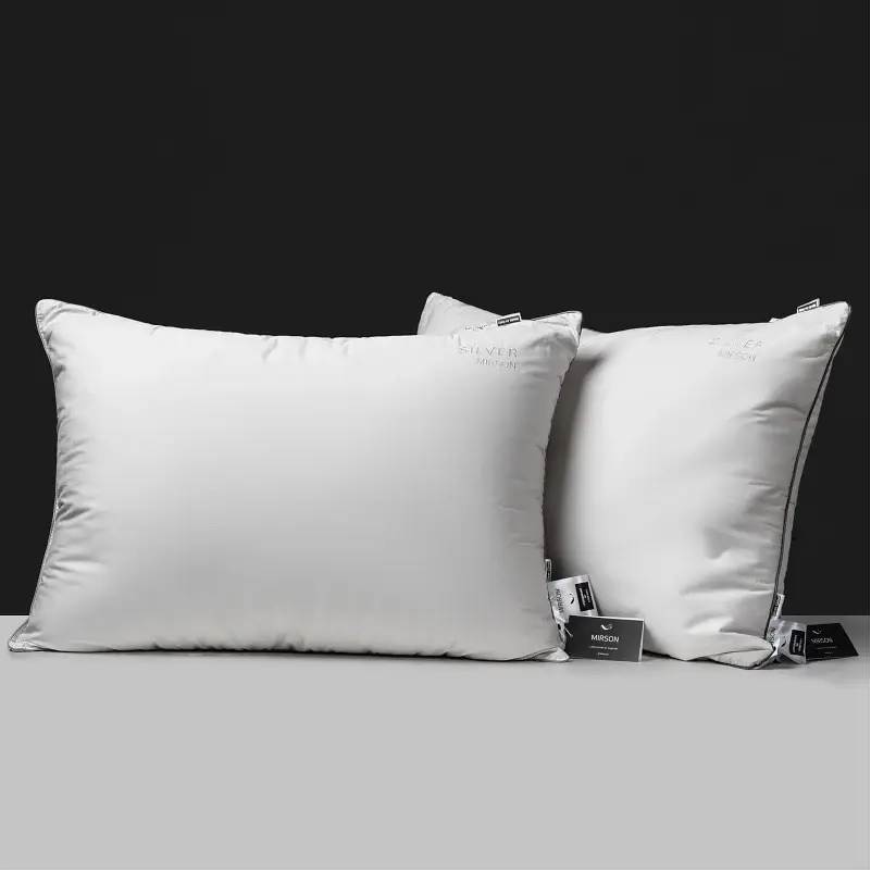 Подушка MirSon №1000 Silver Cloud memory effekt низкая 70x70 см (2200010361865) - фото 7
