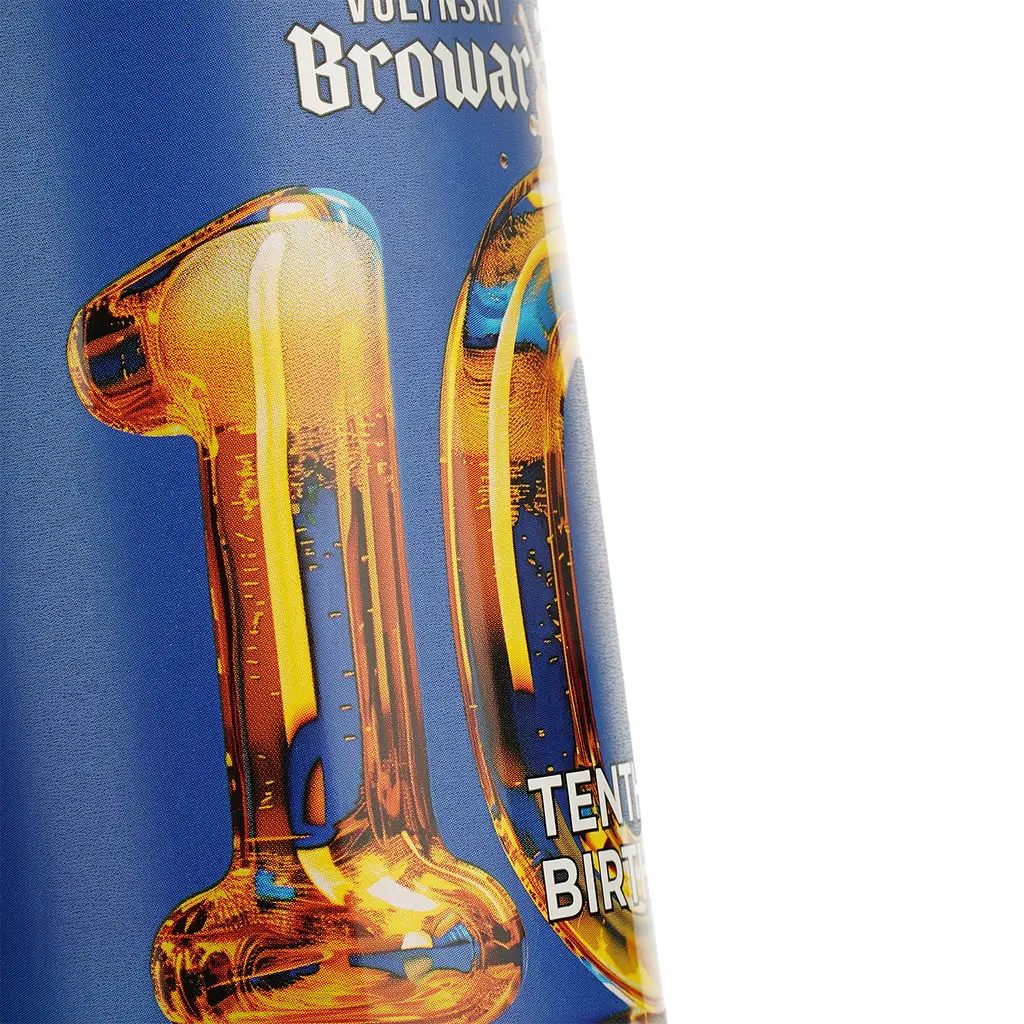 Пиво Volynski Browar Tenth Birthday Imperial Ale светлое 7.5% 0.5 л ж/б  - фото 3