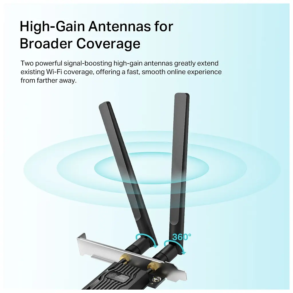 Мережева карта Wi-Fi TP-Link ARCHER-TX20E - фото 5