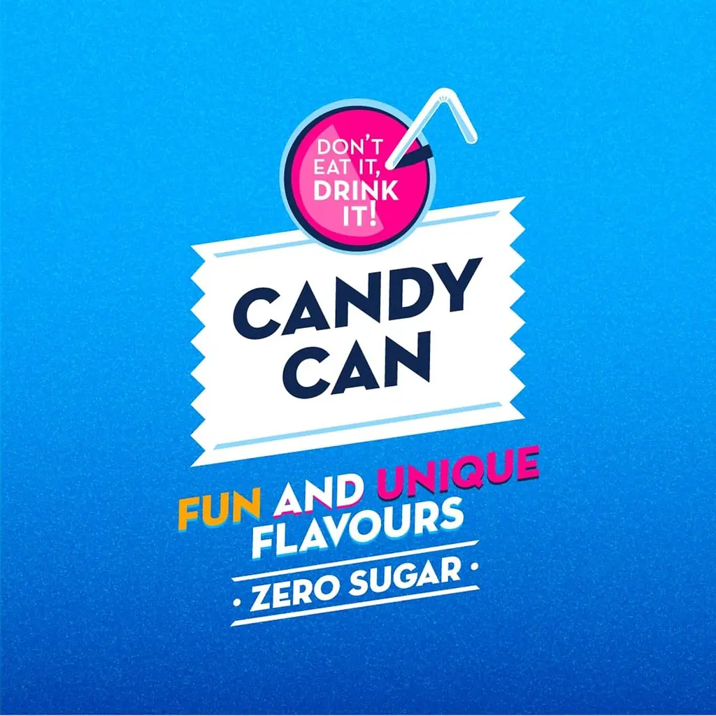Газований напій Candy Can Birthday Cake без цукру 330 мл - фото 6