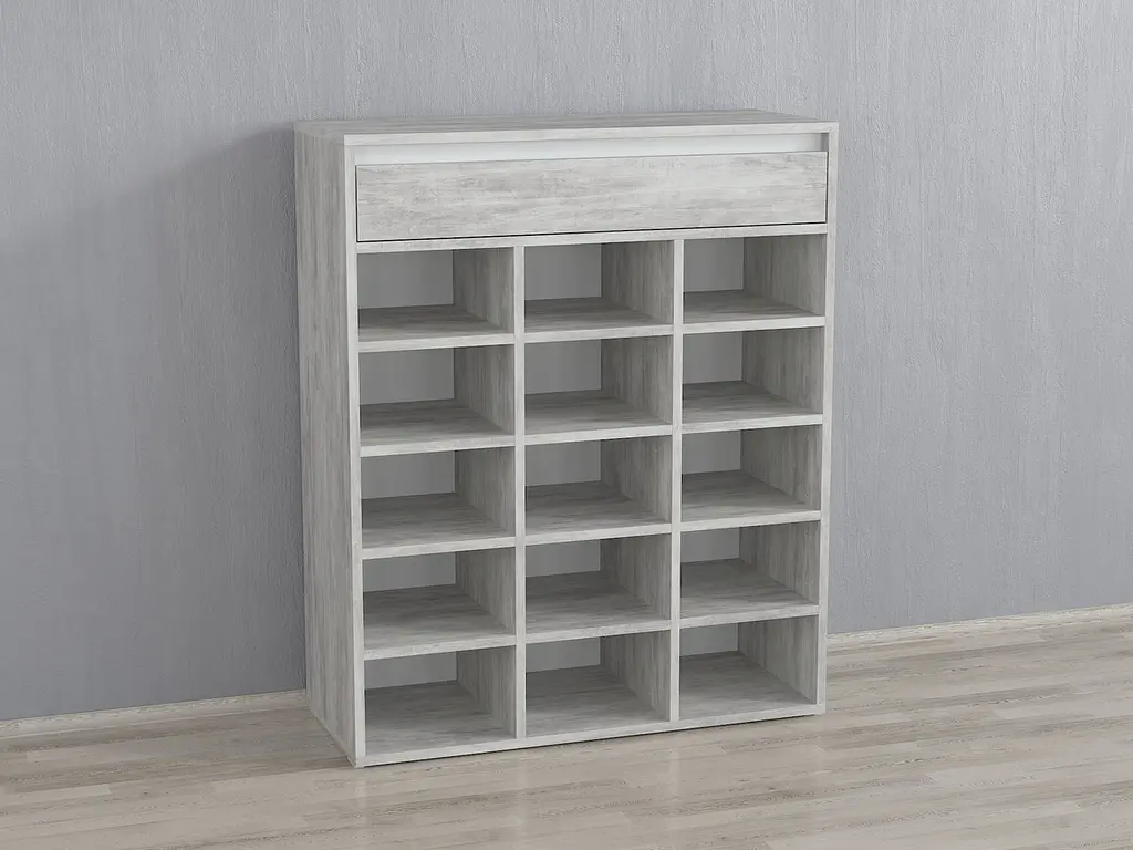 Стелаж для взуття Flamecame з шухлядою з ДСП O-5 - фото 3