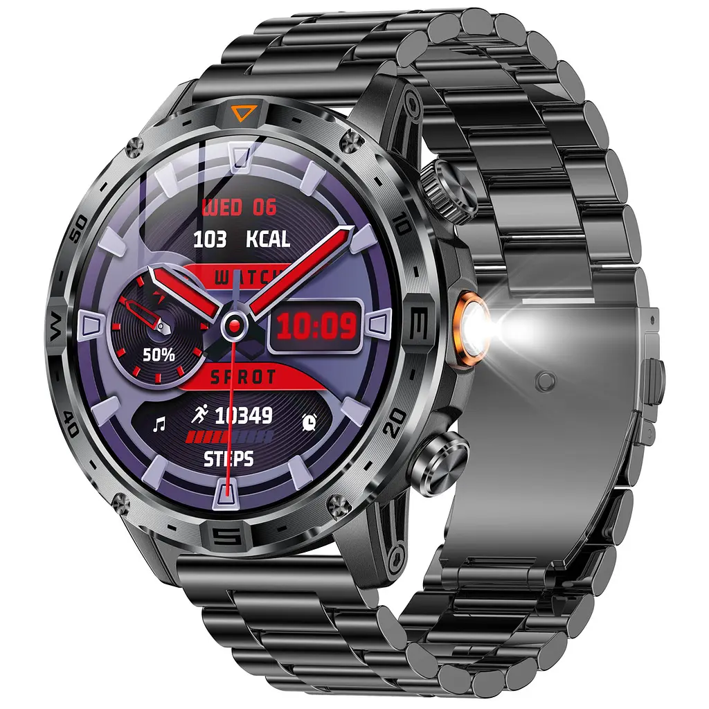 Годинник Smart Fire Steel з компасом, 2 ремінці - фото 8