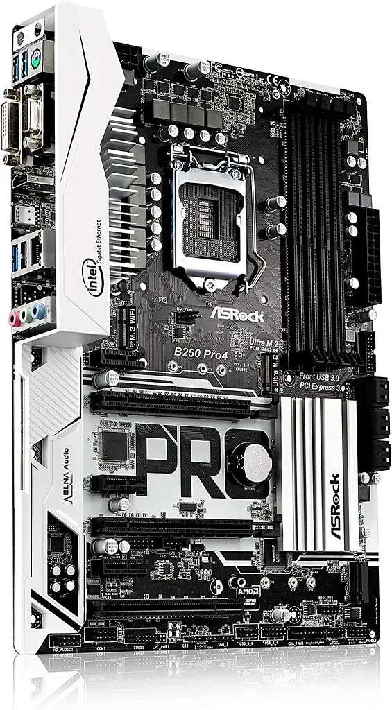 Материнська плата AsRock B250 Pro4 (B250 Pro4) (Socket 1151, Intel B250, ATX) Б/в,U1 - фото 2