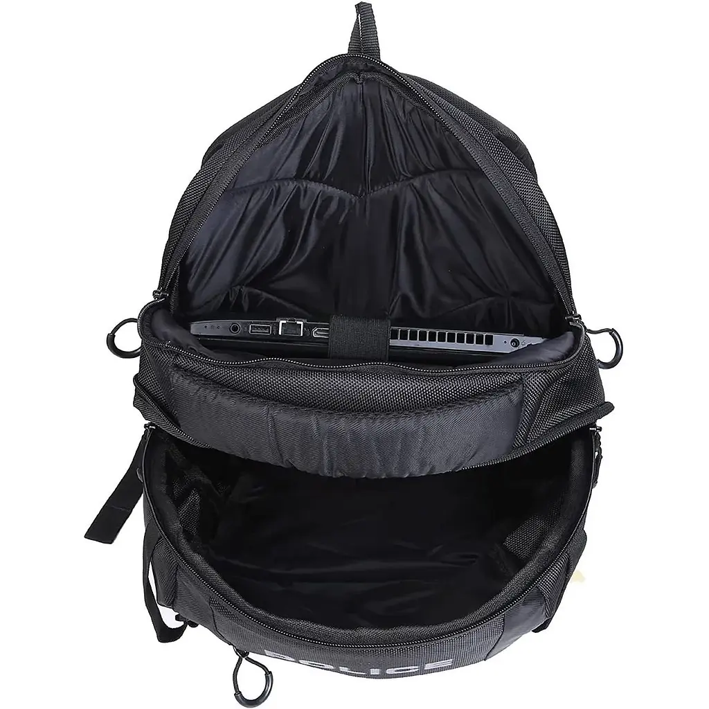 Рюкзак для ноутбука Police Hedge Backpack Army 16 дюймів 30 л Чорний - фото 2