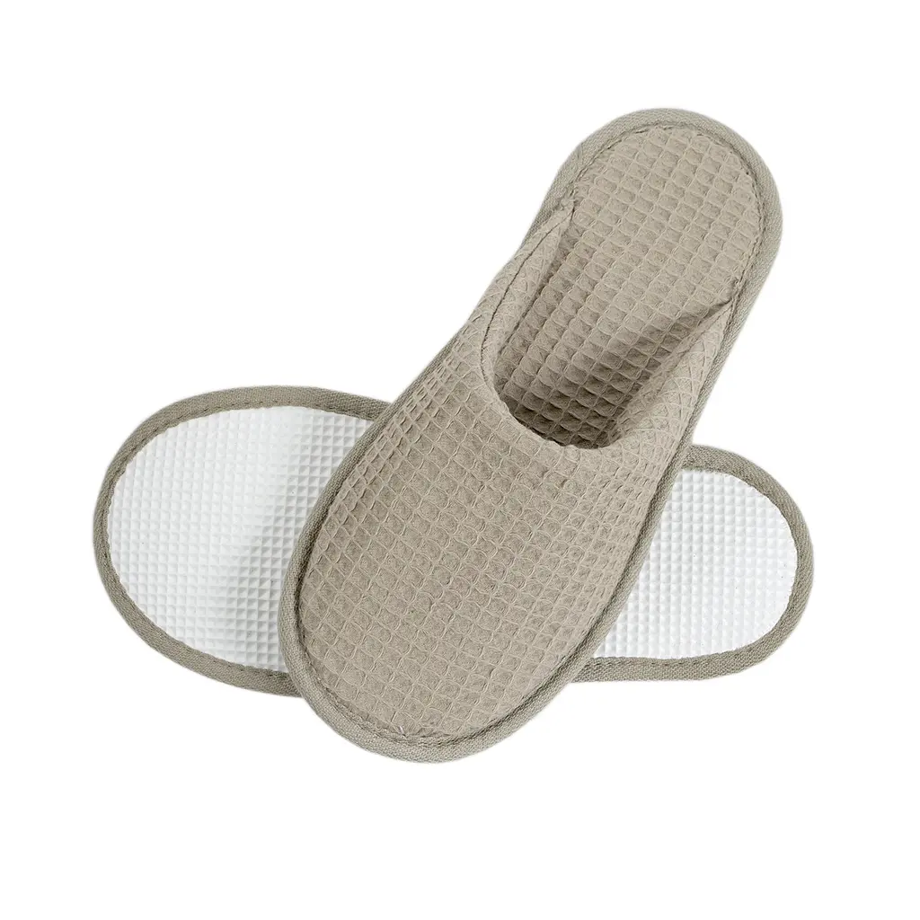 Тапочки Lotus Home - Waffle kahve кофе - фото 3