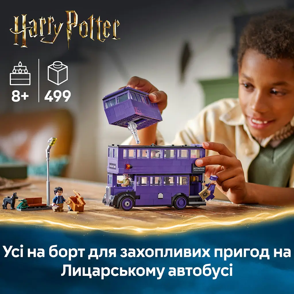 Конструктор LEGO Harry Potter Пригоди на Лицарському автобусі 499 деталей (76446) - фото 8