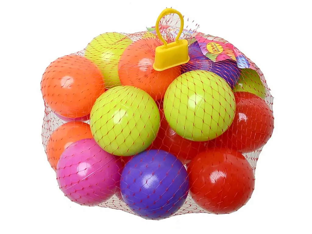 Набір м’яких різнокольорових кульок Kinderway, 40 шт., 02-412 - фото 4