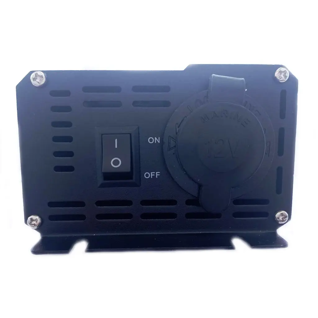 Автомобильный инвертор Solar Power Inverter 010 модифицированная синусоида Red 2 розетки 4 USB экран прикуриватель с 12V на 220V 2000W (11037) - фото 3