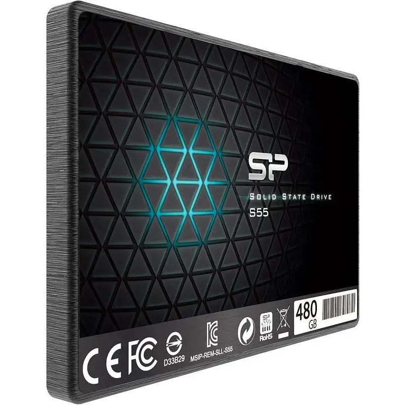 Накопичувач SSD Silicon Power Slim S55 2.5" SATAIII TLC 480GB (SP480GBSS3S55S25) - фото 2